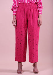 Kanelle-Pink Camille Top With Trouser-INDIASPOPUP.COM
