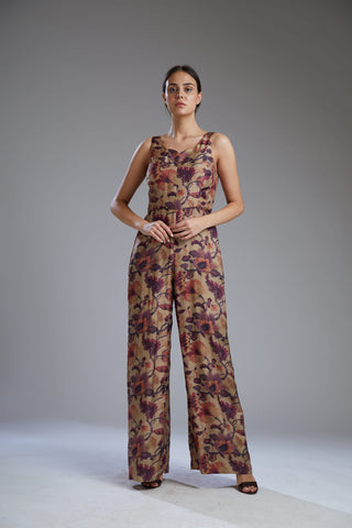 Koai-Multicolor Floral Jumpsuit-INDIASPOPUP.COM