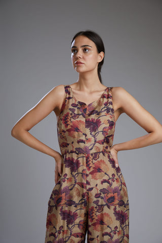 Koai-Multicolor Floral Jumpsuit-INDIASPOPUP.COM