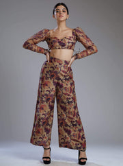Koai-Multicolor Floral Pants-INDIASPOPUP.COM