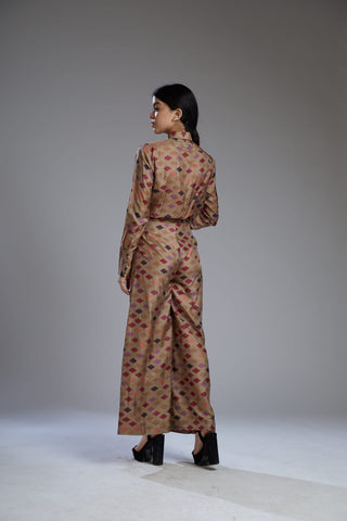 Koai-Multicolor Diamond Dabu Shirt-INDIASPOPUP.COM