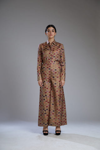 Koai-Multicolor Diamond Dabu Shirt-INDIASPOPUP.COM