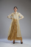 Koai-Yellow & White Polka Dot Cape-INDIASPOPUP.COM