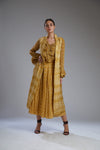 Koai-Mustard With White Zig Zag Cover-INDIASPOPUP.COM