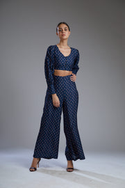 Koai-Blue & Pink Polka Pants-INDIASPOPUP.COM