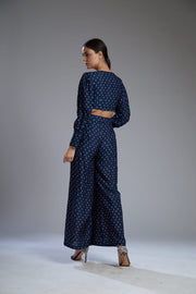 Koai-Blue & Pink Polka Pants-INDIASPOPUP.COM