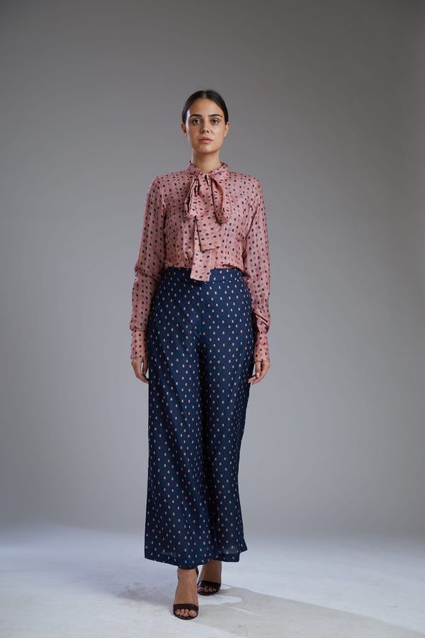 Koai-Pink Bow Top Shirt-INDIASPOPUP.COM