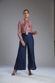 Koai-Pink Bow Top Shirt-INDIASPOPUP.COM