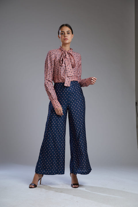Koai-Pink Bow Top Shirt-INDIASPOPUP.COM