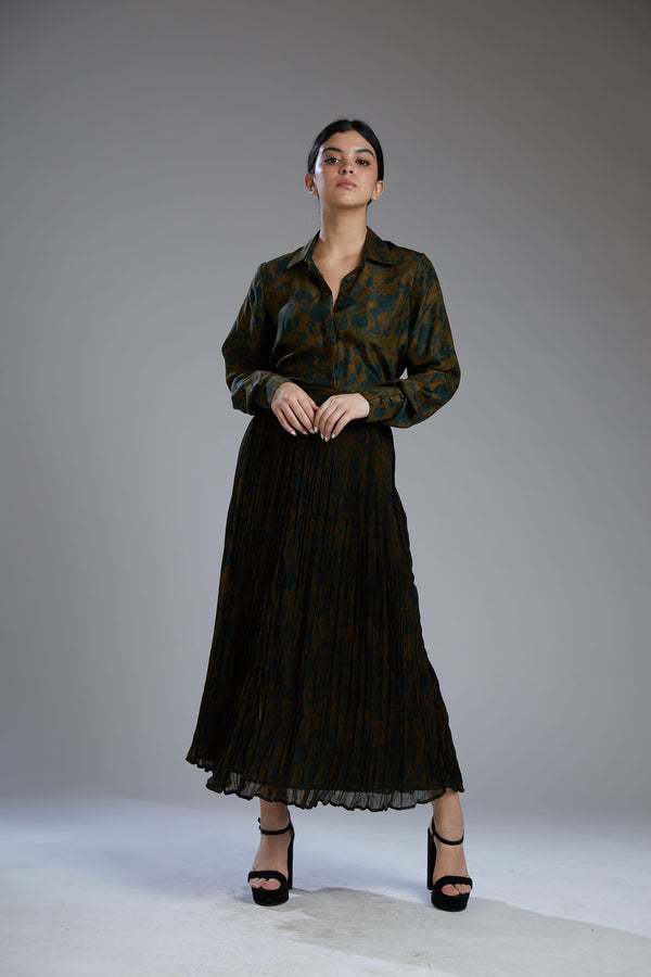 Koai-Green Floral Shirt-INDIASPOPUP.COM