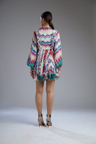 Koai-Multicolor Short Dress-INDIASPOPUP.COM