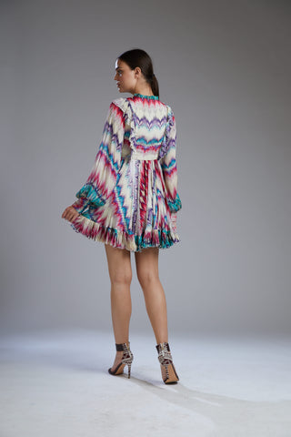 Koai-Multicolor Short Dress-INDIASPOPUP.COM