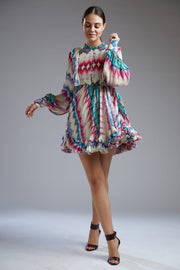 Koai-Multicolor Short Dress-INDIASPOPUP.COM