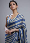 Koai-Blue & White Stripe Bustier-INDIASPOPUP.COM
