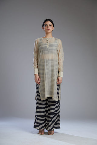 Koai-Plain Off White Tunic-INDIASPOPUP.COM