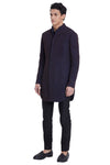 Kunal Rawal-Navy Long Deconstructed Set-INDIASPOPUP.COM