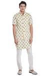Kunal Rawal-Lemon Highlighted Sleeveless Jacket-INDIASPOPUP.COM