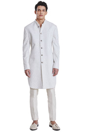 Kunal Rawal-White Beaded Jacket-INDIASPOPUP.COM
