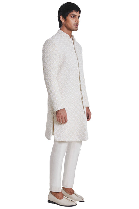Kunal Rawal-Vanilla Highlighted Jacket-INDIASPOPUP.COM