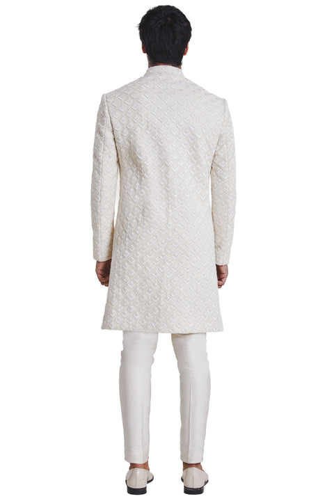 Kunal Rawal-Vanilla Highlighted Jacket-INDIASPOPUP.COM