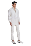 Kunal Rawal-Vanilla Vintage 93 Crop Sleeveless Jacket-INDIASPOPUP.COM