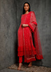 Seema Thukral-Rani Pink Kurta & Leggings With Dupatta-INDIASPOPUP.COM