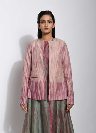 The Loom Art-Dusty Sangaria Jacket-INDIASPOPUP.COM