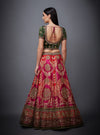 Ri.Ritu Kumar-Pink & Purple Lehenga Set With Duppata-INDIASPOPUP.COM