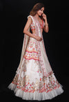 Archana Kochhar-Ivory Floral Embroidery Lehenga Set-INDIASPOPUP.COM