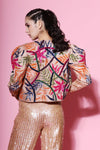 Mahima Mahajan-Nude Sequin Pant Jacket Set-INDIASPOPUP.COM