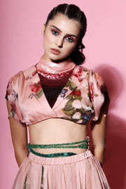 Mahima Mahajan-Blush Shirt Top Lehnga Set-INDIASPOPUP.COM