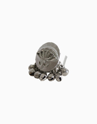 Hyperbole - Silver Plated Lotus Leaf Ring - INDIASPOPUP.COM
