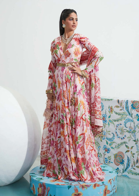 Mahima Mahajan-Blush Embroidered Angrakha Set-INDIASPOPUP.COM