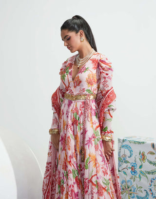 Mahima Mahajan-Blush Embroidered Angrakha Set-INDIASPOPUP.COM