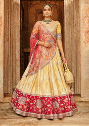 Matsya-Yellow Suryagarh Lehenga Set-INDIASPOPUP.COM