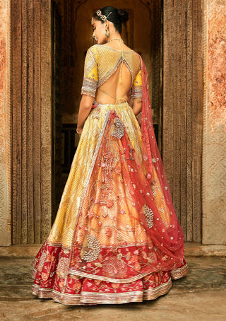 Matsya-Yellow Suryagarh Lehenga Set-INDIASPOPUP.COM