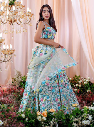 Mahima Mahajan-Flora Jade Embroidered Lehenga Set-INDIASPOPUP.COM