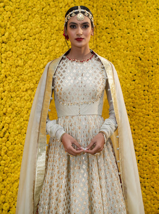 Mahima Mahajan-Sadia Jade Golden Anarkali Set-INDIASPOPUP.COM