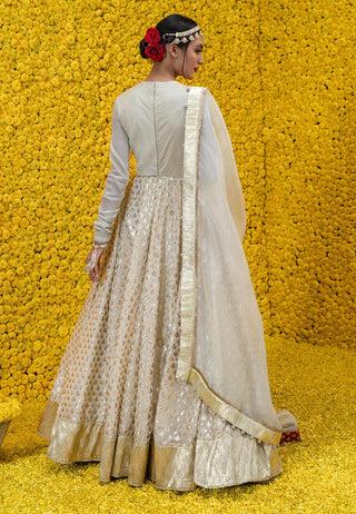 Mahima Mahajan-Sadia Jade Golden Anarkali Set-INDIASPOPUP.COM