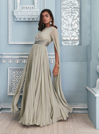 Mahima Mahajan-Jade Floor Length Sleeves Anarkali-INDIASPOPUP.COM