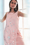 Mahima Mahajan-Blush Straight Embroidered Shirt & Pants Set-INDIASPOPUP.COM