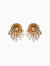 Hyperbole-Rose & Marigold Studs Earrings-INDIASPOPUP.COM