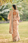 Matsya-Pink Chanderi Silk Saree With Blouse-INDIASPOPUP.COM