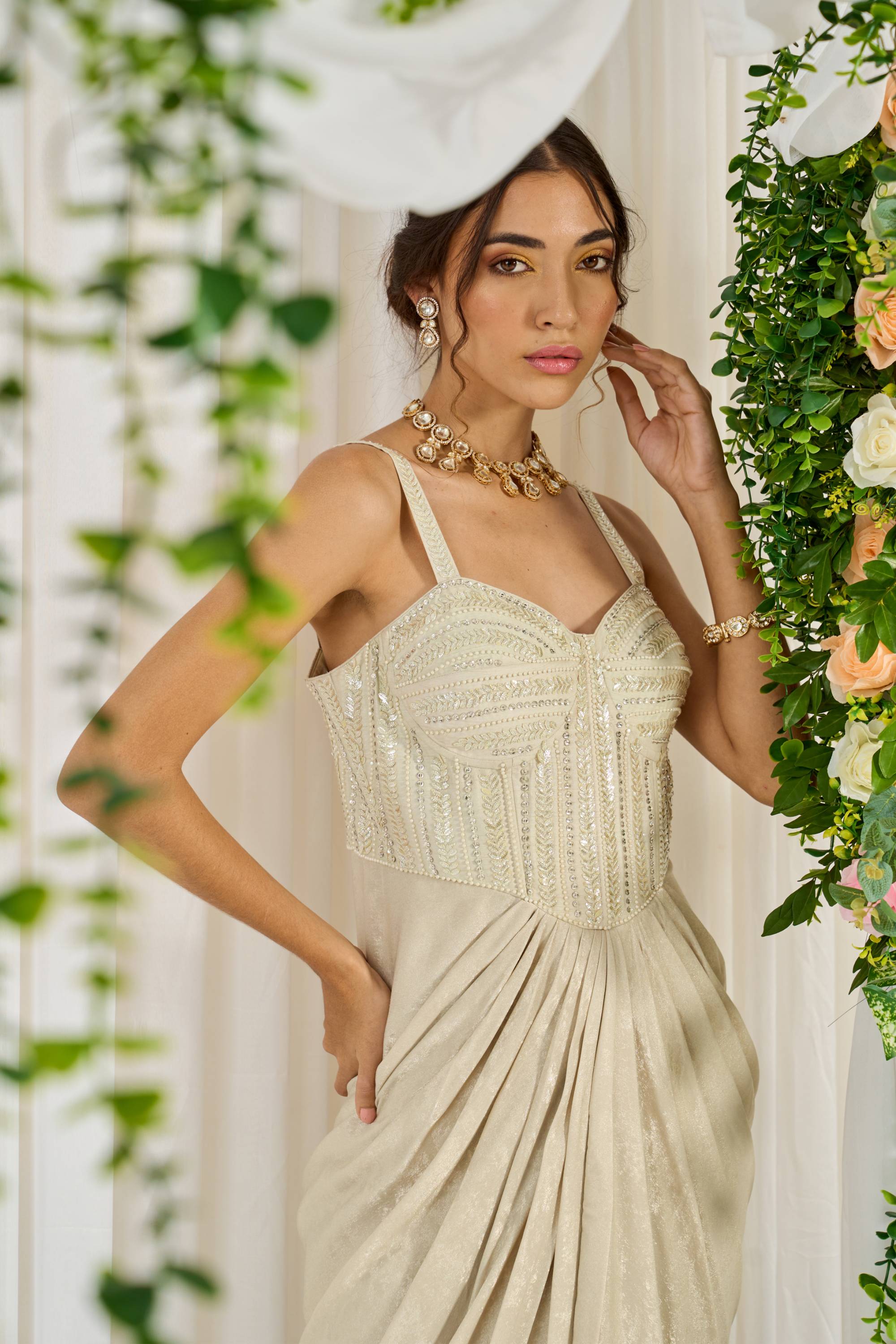 sakkas garden goddess corset style dress Sakkas Garden Goddess Corset Style Dress
