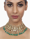 Green Sattviki Kundan Necklace