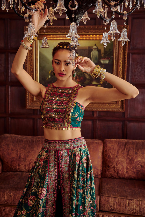 Palazzo sale lehenga choli