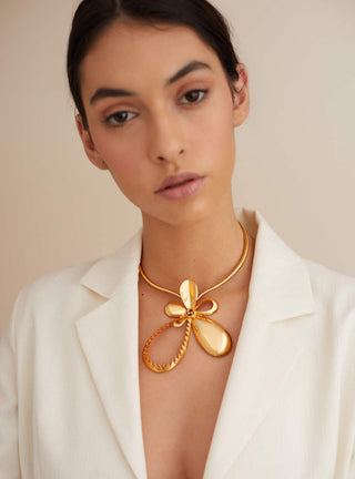 Outhouse-Oh Poppi Tuberose Necklace-INDIASPOPUP.COM