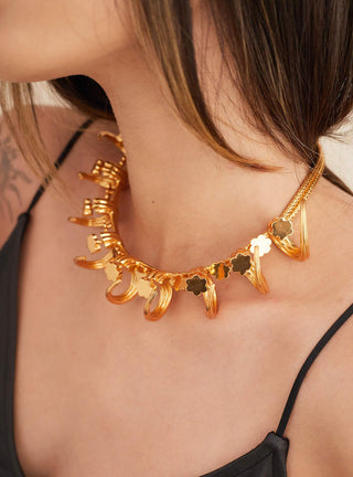 Outhouse-Oh Poppi Tuscon Necklace-INDIASPOPUP.COM