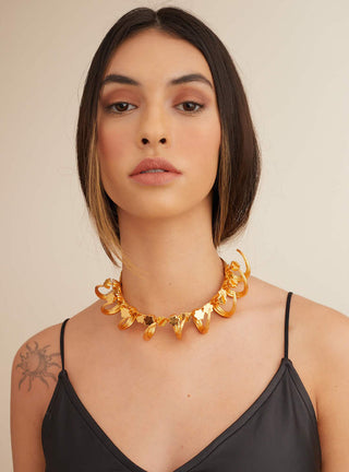 Outhouse-Oh Poppi Tuscon Necklace-INDIASPOPUP.COM