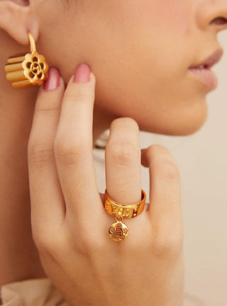 Outhouse-Oh Petite Poppi Ring-INDIASPOPUP.COM